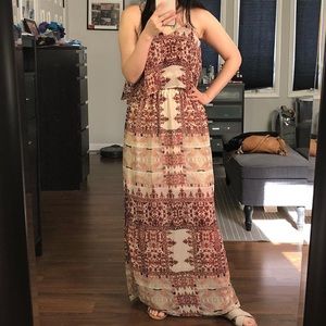 Pattern Maxi dress